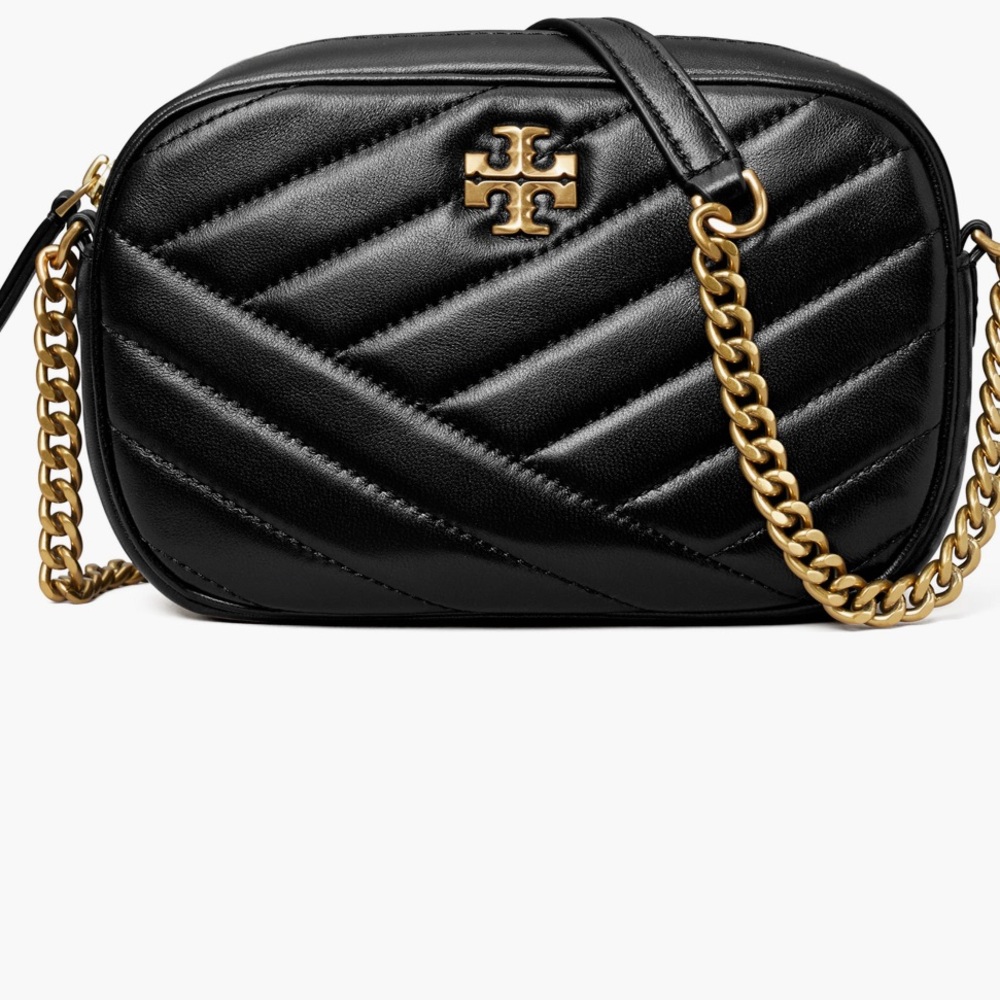 Tory Burch Kira Chevron Camera Bag in Black